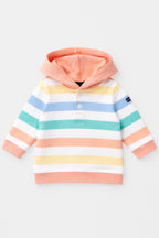 Sweat à capuche Baby - coton rustique - 1