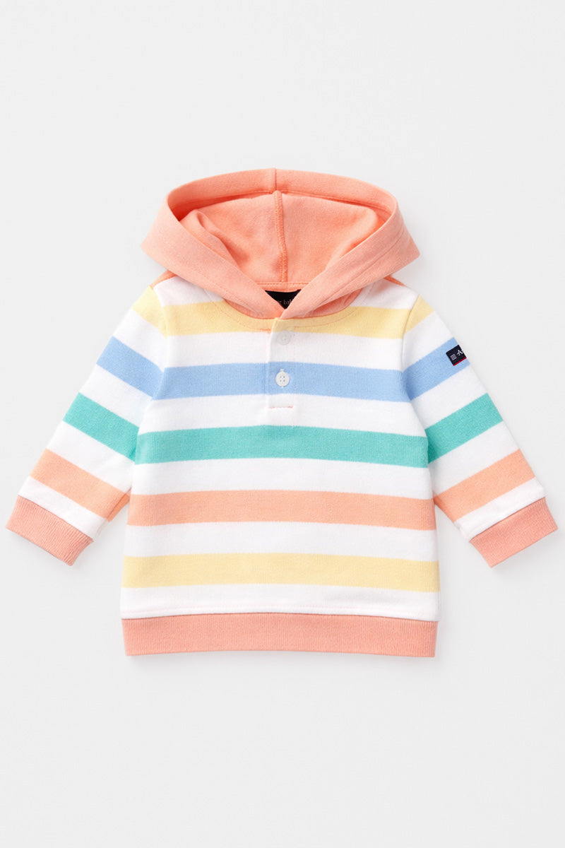 Sweat à capuche Baby - coton rustique - 1