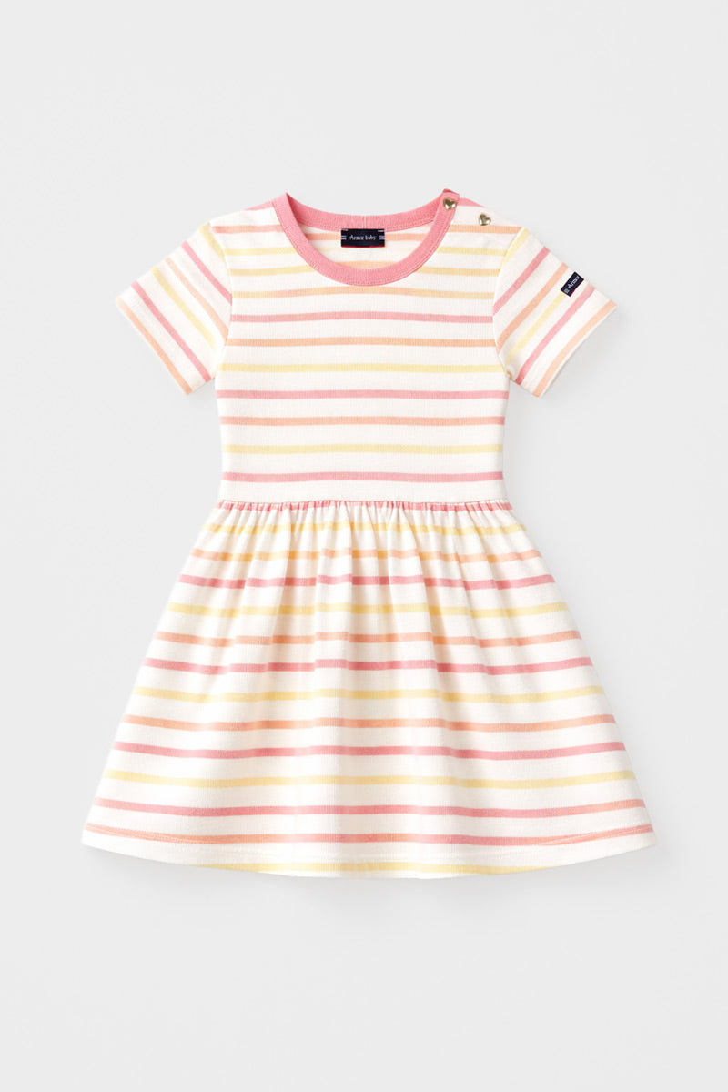 Robe rayée Baby - coton - 1