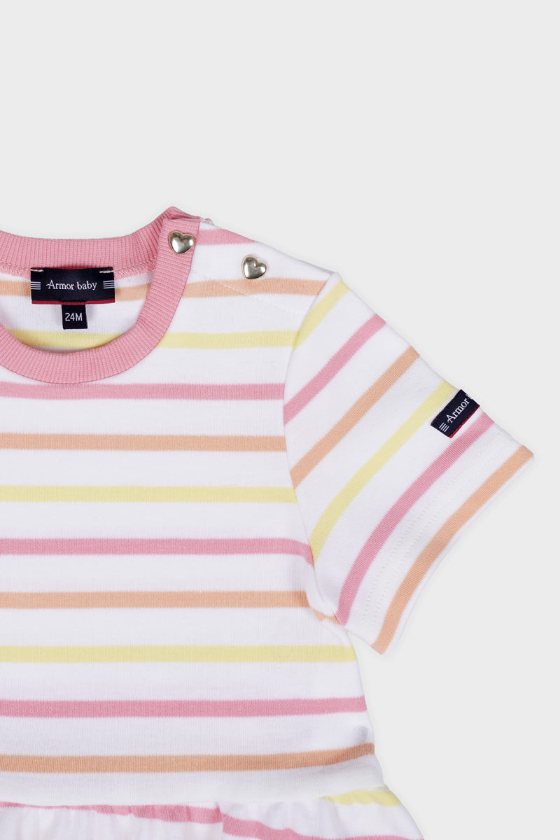 Robe rayée Baby - coton - 2