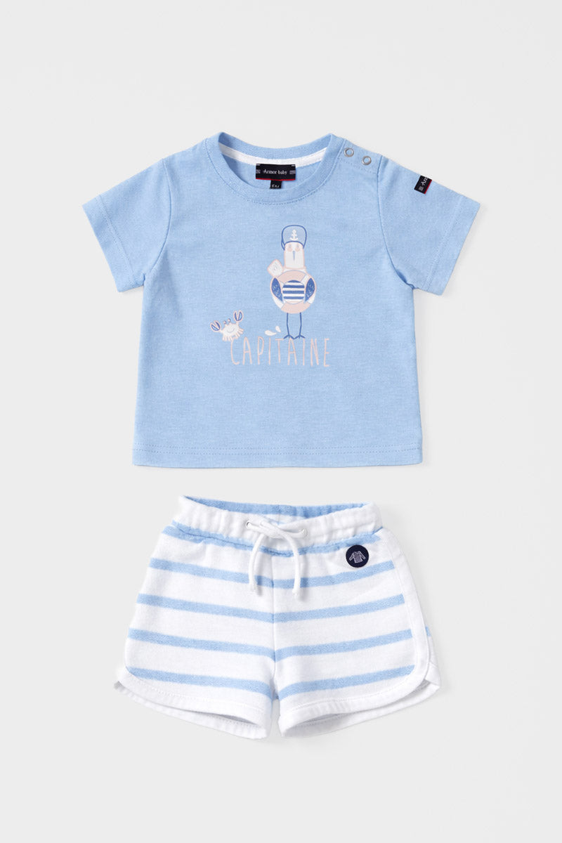 Pyjama capitaine Baby - coton léger - 1