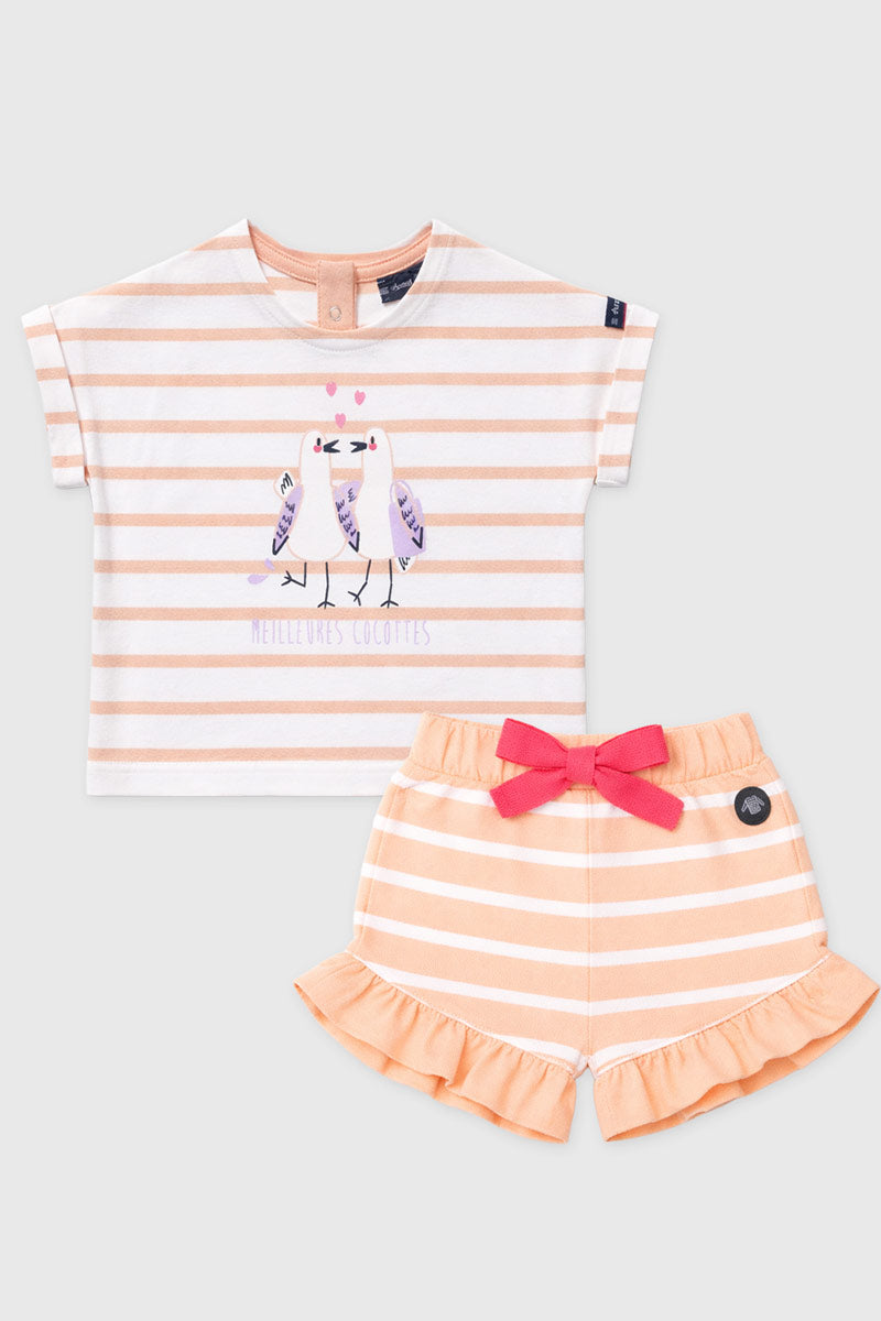 Pyjama rayé Baby - coton léger - 1
