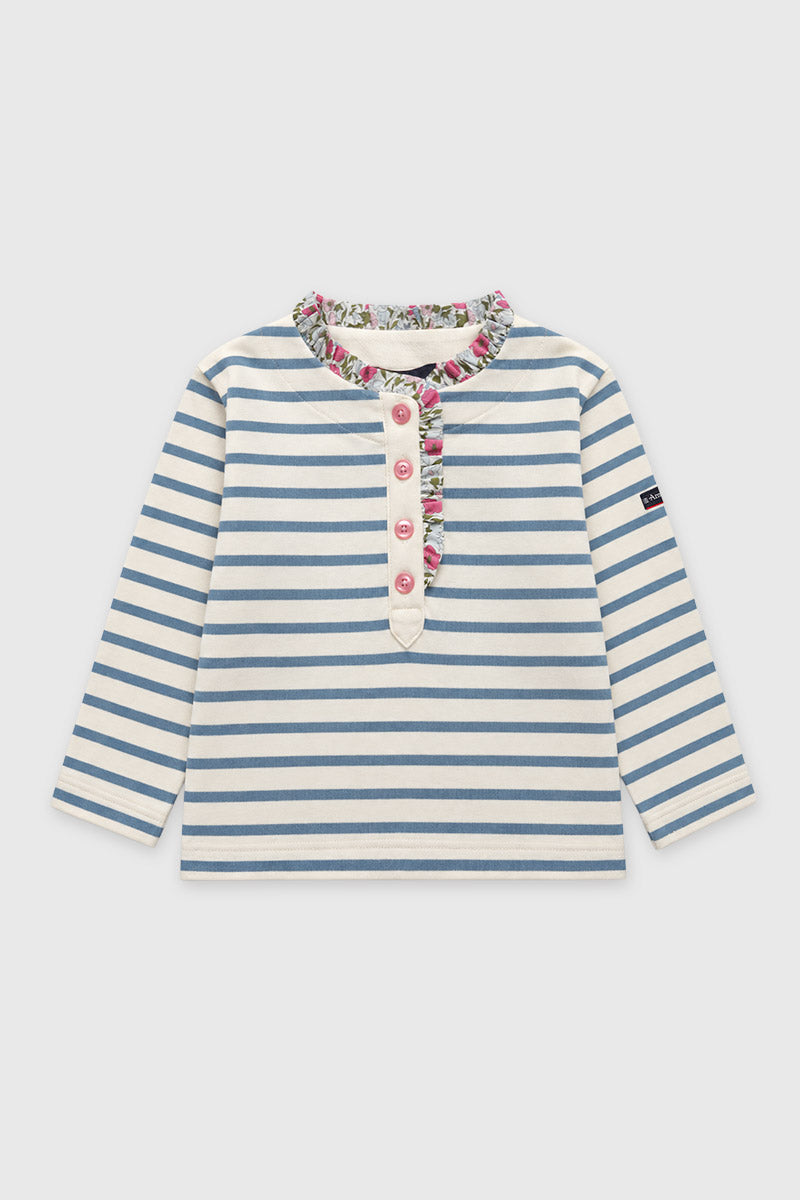 Marinière col Liberty Kids - coton épais - 1