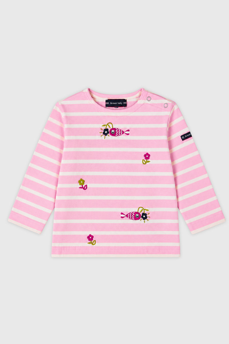 Marinière Baby - coton épais - 1