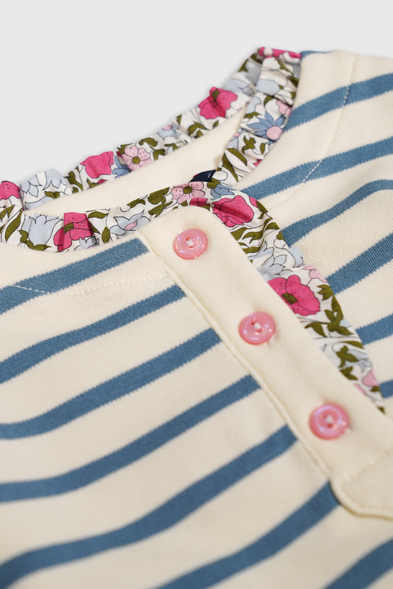 Marinière Liberty Baby - coton épais - 2