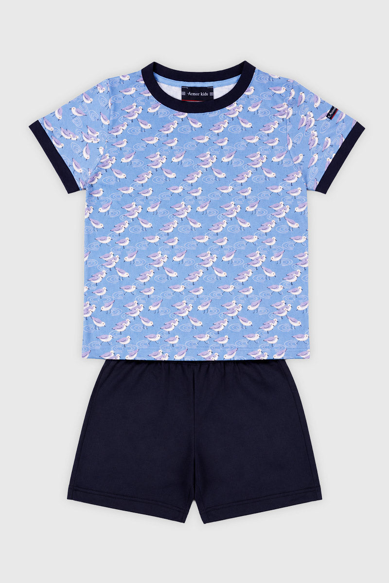 Pyjashort oiseaux Kids - coton - 1