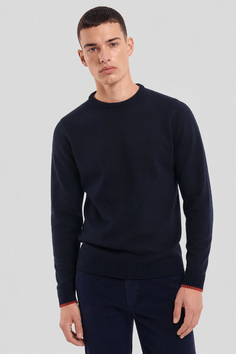 Pull col rond Bérac - laine - 3