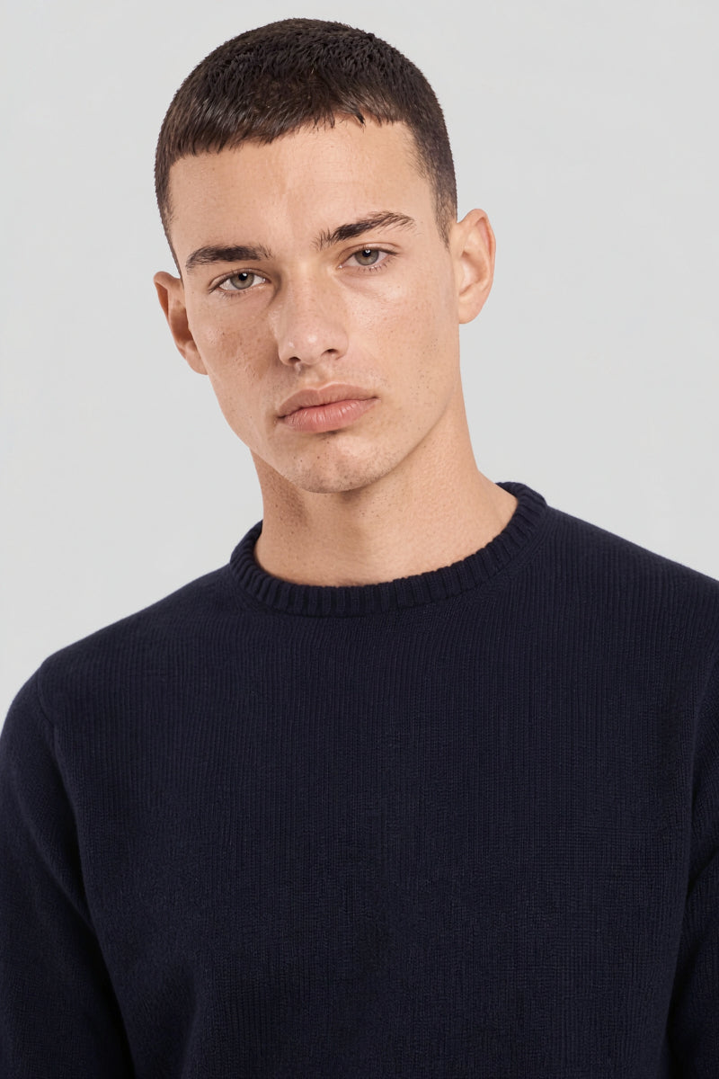 Pull col rond Bérac - laine - 4