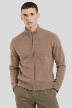 Gilet zippé col montant Bérac - laine - 1