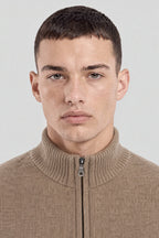 Gilet zippé col montant Bérac - laine - 2