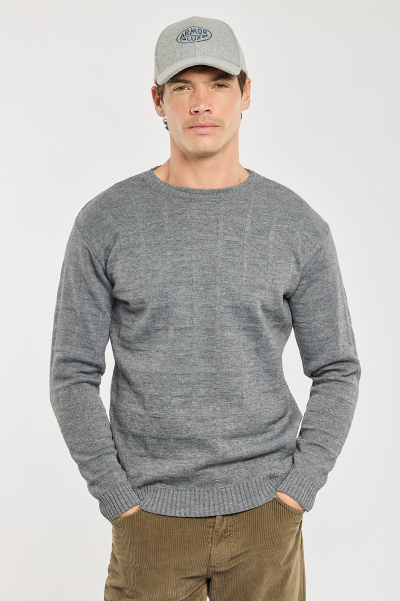 Pull col rond Bérac - laine - 3