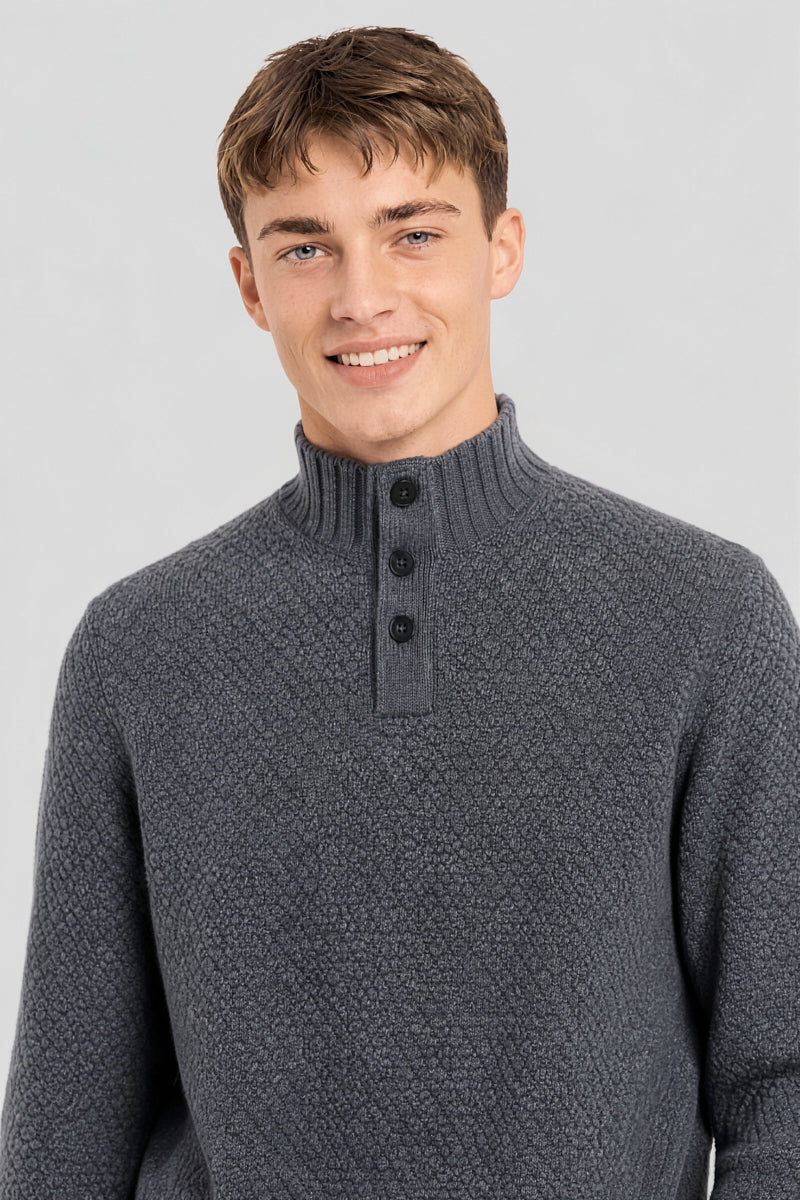 Pull col camionneur Bérac - laine - 4