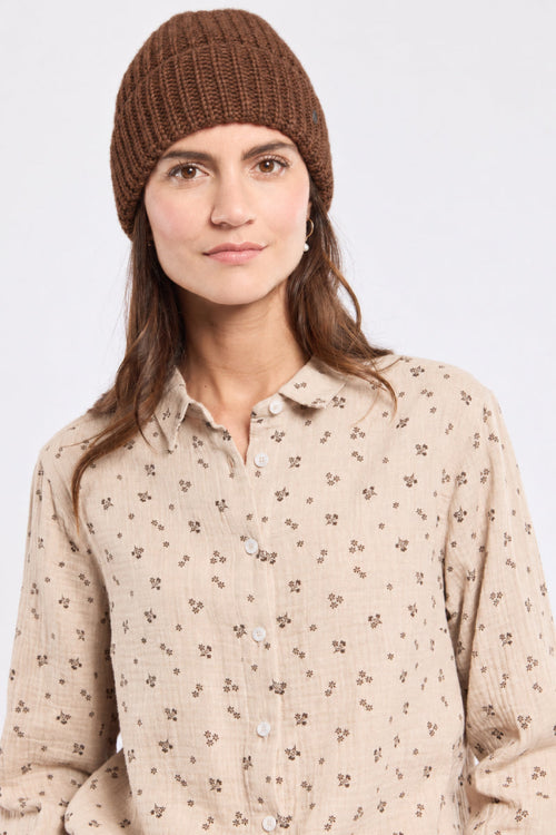 Bonnet Sterenn - laine et coton - 1