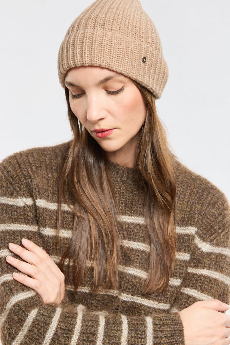 Bonnet Sterenn - laine et coton - 3
