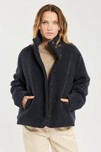 Veste col montant - laine - 2