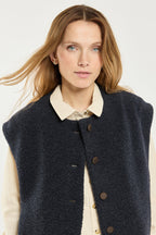 Veste sans manches - laine - 2