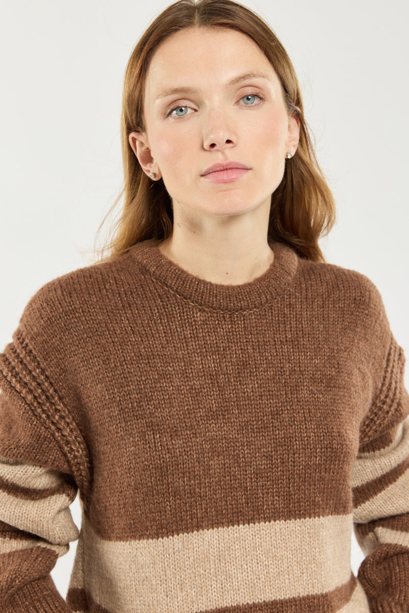 Pull color block - laine - 2