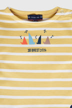 Marinière sérigraphié Baby - coton épais - 2